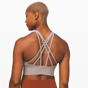 Lululemon | Free to Be Serene Longline Bra Light Support C/D Cup | dark chrome 8